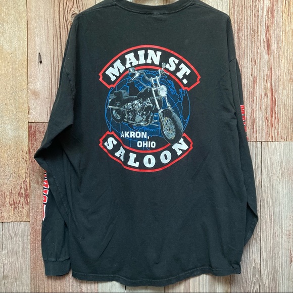 Biker Main Street Saloon Tee 2XL - Picture 2 of 9